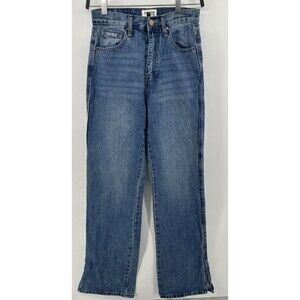 Insane Gene Womens Split Ankle Jeans Size 3 / 25 High Rise Medium Wash Denim #3